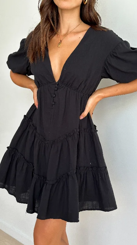 Plus Size Women Dress with a Flattering A - Line Cut for Comfort and Style Plus Size Women Dress with a Flattering A - Line Cut for Comfort and Style Tamia Mini Dress - Black Plus Size Women Dress with a Flattering A - Line Cut for Comfort and Style Plus Size Women Dress with a Flattering A - Line Cut for Comfort and Style Tamia Mini Dress - Black