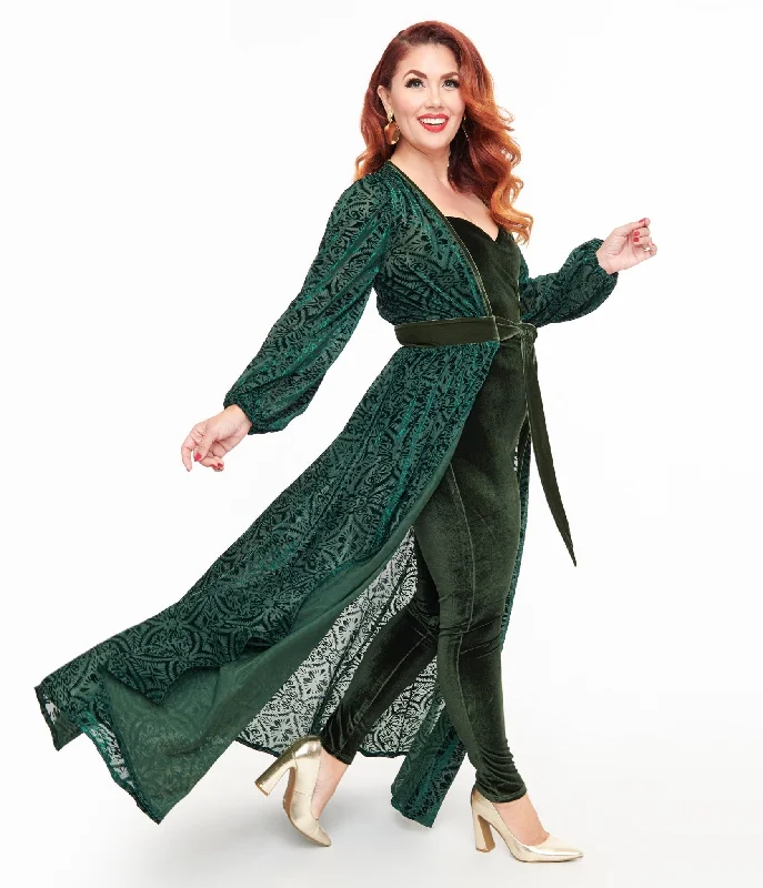 Long - Sleeve Women Dress in Velvet for a Luxurious Winter Look Long - Sleeve Women Dress in Velvet for a Luxurious Winter Look Unique Vintage Green Velvet Burnout Hollywood Duster Long - Sleeve Women Dress in Velvet for a Luxurious Winter Look Long - Sleeve Women Dress in Velvet for a Luxurious Winter Look Unique Vintage Green Velvet Burnout Hollywood Duster