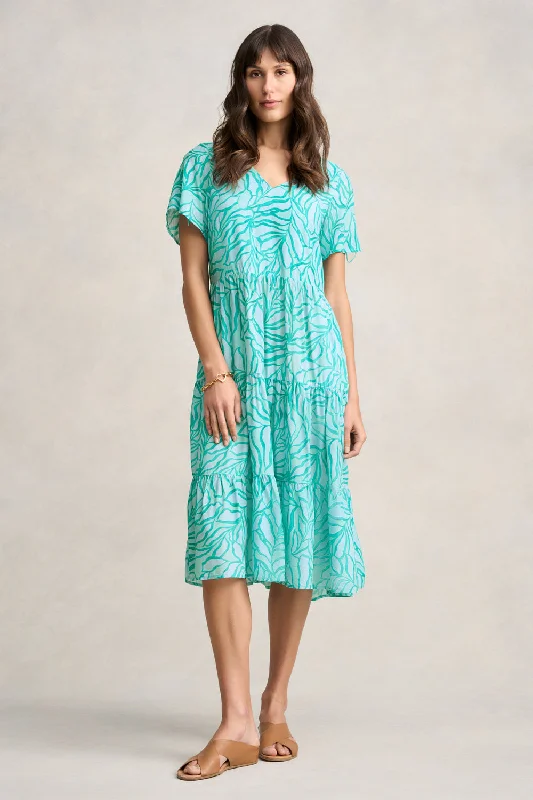Wrap - Style Women Dress with Adjustable Fit for All Body Types Wrap - Style Women Dress with Adjustable Fit for All Body Types Printed Tier Dress Wrap - Style Women Dress with Adjustable Fit for All Body Types Wrap - Style Women Dress with Adjustable Fit for All Body Types Printed Tier Dress