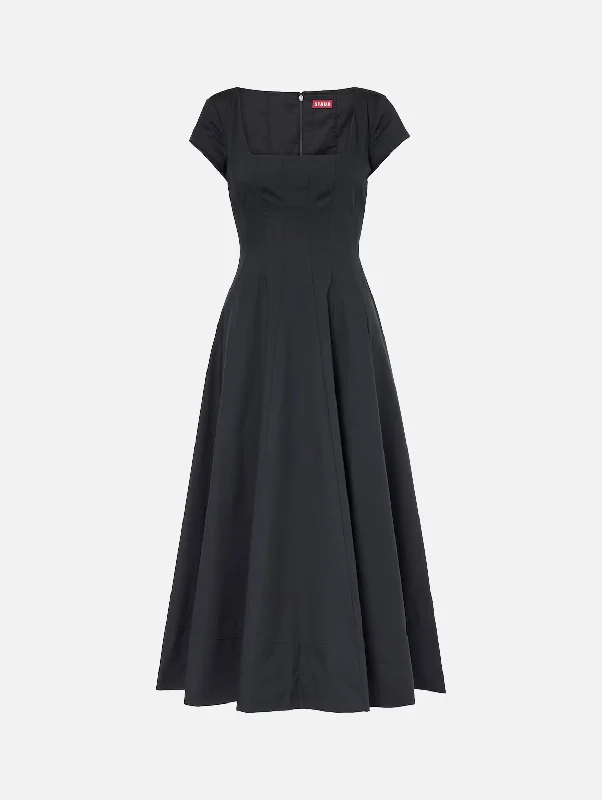 Ruffled Women Dress with Multiple Layers for a Playful and Girly Style Ruffled Women Dress with Multiple Layers for a Playful and Girly Style Wells Short Sleeve Dress in Black